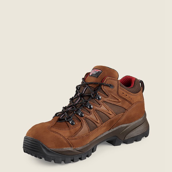 Red Wing Mens Hiking Boots - Truhiker - 3-inch Waterproof Safety Toe - Brown - SMN570649